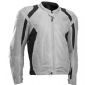 first gear mesh tex jacket silver 