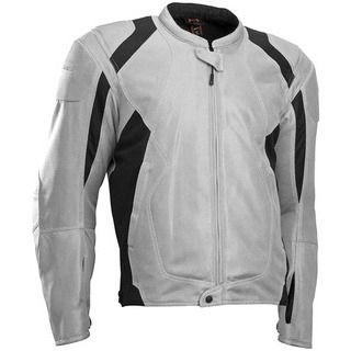 first gear mesh tex jacket silver