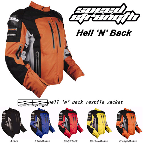 hell n back textile jacket