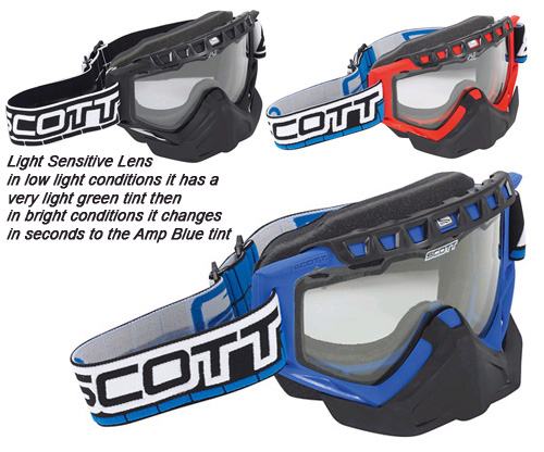 89xi light sesitive turbo flow goggle