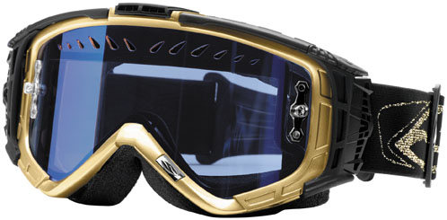 smith snowmobile goggles intake sweat x Gold/Blue 
