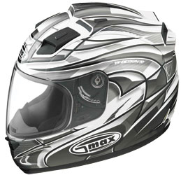 gmax gm68 helmet max silver 