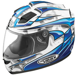 gmax gm68 odessey blue helmet