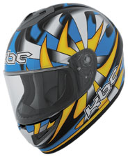 kbc helmet magnum 2008 imatra yellow/blue