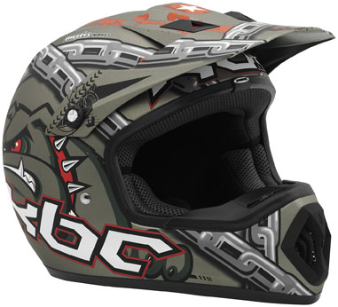 kbc moto-x7 helmet Mad Dog Black