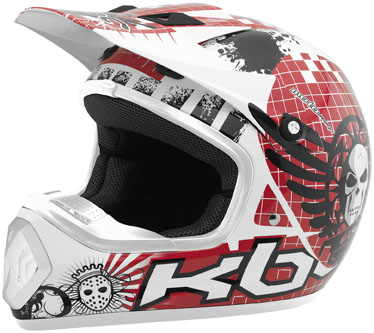 kbc moto-x7 helmet Monster Red