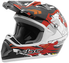 kbc super-x helmet Menace Red