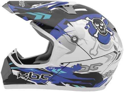 kbc super-x helmet Menace Blue