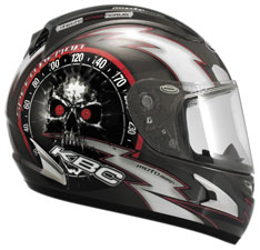 kbc helmet force rr speed demon gunmetal 2007