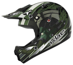 kbc DRT-X helmet Squadron Green