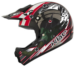kbc DRT-X helmet Squadron Red