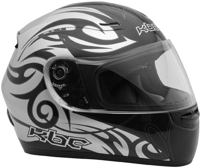 kbc helmet vr-1x 2008 Tribal Silver