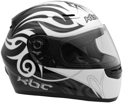 kbc helmet vr-1x 2008 Tribal Black/White