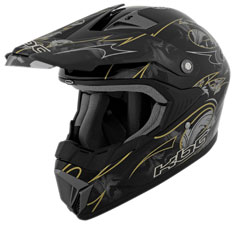 kbc moto-x7 helmet Spark Black/Gold/Silver