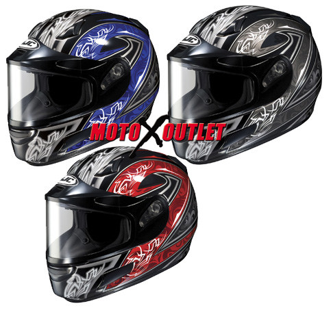hjc snowmobile helmet cl-sp throttle
