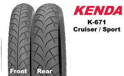 kenda k671 cruiser st motorcycle tires